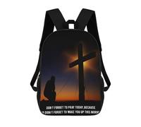 sinyumoney Christ Our Lord 3 Mochila Escolar Para Niñas 17inch Mochila Informal Ligera Para Niños Y Niñas, Ideal Para Estudiantes De Secundaria