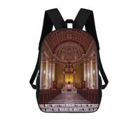 sinyumoney Christ Quote to Remember 6 Mochila Escolar Resistente Al Agua, Mochila De Viaje, Bolsa Para Computadora Para La Escuela/trabajo/viajes 17inch