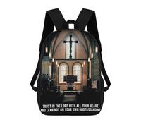 sinyumoney Christian Quote of Bible 6 Mochila Escolar Infantil Impresa En 3D Para Niños, Mochilas De Viaje De Alta Capacidad, Bolsas Para Libros, Mochila Escolar Infantil 17inch