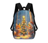 sinyumoney Christmas Animals Mochila Escolar Secundaria Informal Para Viajes, Bolsos Escolares Para Adolescentes, Chicas, Chicos, Mujeres Y Hombres 17inch