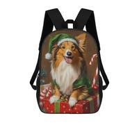 sinyumoney Christmas Dog Gifts for Pet Lovers-1 Mochilas Escolares Mochila Escolar Ligera Mochila De Día Mochila Escolar Para La Universidad Para Niños/Niñas/Adolescentes 17inch
