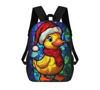 sinyumoney Christmas Duckling Mochilas Para Niños Mochila Escolar Mochila Escolar Impresa En 3D Para Niños Estudiantes De Primaria Y Secundaria 17inch
