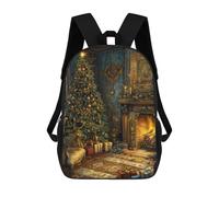 sinyumoney Christmas Eve Painting Mochila Escolar Grande, Ligera E Informal: Perfecta Para Viajes, Trabajo Y Uso Diario 17inch