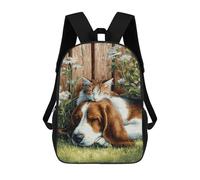 Sinyumoney Christmas Llama with Red Hat-1 Mochila Escolar, Bolsa De Negocios Resistente Para Ordenador Portátil, Ideal Para Campus, Viajes Y Deportes Al Aire Libre, estilo-15, 17"