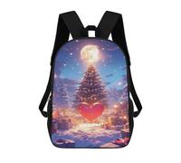sinyumoney Christmas Magic Night Lights Mochila Escolar Secundaria Informal Para Viajes, Mochilas Para La Escuela Secundaria, Para Acampar, Aventuras Al Aire Libre Y Viajes Diarios 17inch
