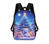 sinyumoney Christmas Night Wonderland-1 17inch Mochilas Escolares Impresas En 3D, Mochilas Escolares De Moda Para Niños De Primaria Y Secundaria