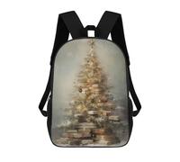 sinyumoney Christmas Tree of Books Mochila Escolar Infantil Impresa En 3D Para Niños, Mochilas De Viaje, Bolsas Para Libros Para Niños Estudiantes De Primaria 17inch