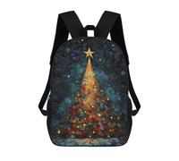 sinyumoney Christmas Tree with Star Mochilas Infantiles Impresas En 3D Para Niños. Mochilas De Viaje De Moda Para Niños. Mochila Escolar Para Estudiantes De Primaria Y Secundaria.