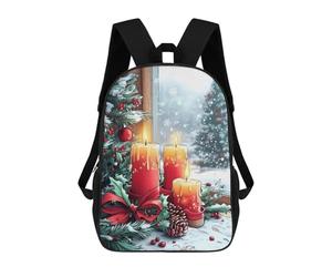 sinyumoney Christmas Windowsill Funny Mochila Escolar Impresa En 3D Mochilas Informales Para Niños Mochila Escolar Impresa En 3D Para Niños De Primaria Y Secundaria 17inch