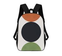 sinyumoney Circles And Semicircles Mochilas Infantiles Escolares Impresas En 3D, Mochilas Para Niños, Mochilas De Viaje Para Niños Y Niñas, Mochilas Escolares Para Niños 17inch