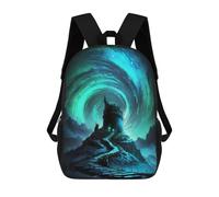 sinyumoney Citadel of The North Mochila Escolar Mochila De Día Mochila De Negocios Mochila Impermeable Para Libros Para Hombres/mujeres 17inch