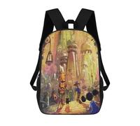 Sinyumoney City of Tomorrow Adventure Awaits! Mochilas Escolares, Mochilas Casual Para La Escuela, El Trabajo Y Los Viajes Para Hombres, Mujeres Y Adolescentes, City Of Tomorrow Adventure Awaits!, 17"