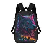 sinyumoney City Under Wolf's Roar Mochila Infantil De Moda Divertida Mochila Escolar Para Niños Y Adolescentes Con Impresión 3D Para Niños 17inch