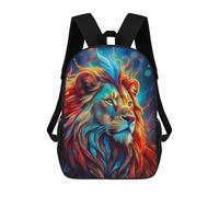 sinyumoney Close Up of Mystic Lion Mochila Escolar Infantil Impresa En 3D Para Niños, Mochilas De Viaje, Bolsas Para Libros Para Niños Estudiantes De Primaria 17inch