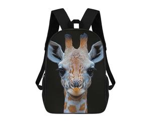 sinyumoney Close-up Portrait of A Young Giraffe Mochila De Negocios Para Portátil, Mochila Unisex Informal Para Niñas, Niños Y Adolescentes 17inch
