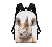 sinyumoney Close-up Rhino Selfie Mochila Infantil Para Niñas Y Niños, Mochila De Día, Escuela Primaria, Perfecta Para La Vuelta Al Cole O Educación Física, Regalos Y Viajes 17inch