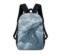 sinyumoney Cloud Whale Dreamlike Jou Mochila Escolar Mochila Informal Para El Día A Día Mochila Escolar Para El Trabajo Bolsa De Viaje Para Acampar Aventuras Al Aire Libre Y Viajes Diarios 17inch