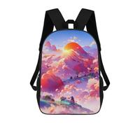 sinyumoney Cloudy Sunset Dreamscape Mochilas Escolares Impresas En 3D, Mochila Escolar Informal Para Niños, Mochila Escolar De Moda Para Estudiantes De Secundaria 17inch