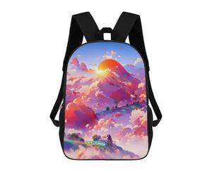 sinyumoney Cloudy Sunset Dreamscape Mochilas Escolares Impresas En 3D, Mochila Escolar Informal Para Niños, Mochila Escolar De Moda Para Estudiantes De Secundaria 17inch