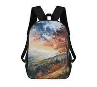 sinyumoney Coastal Harmony Mochilas Para Niños Mochilas Escolares Mochila Escolar Para Niños Impresa En 3D Mochilas De Viaje De Moda Para Niños De Primaria Y Secundaria 17inch