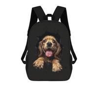 sinyumoney Cocker Spaniel Mochilas Infantiles Impresas En 3D Para Niños. Mochilas De Viaje De Moda Para Niños. Mochila Escolar Para Estudiantes De Primaria Y Secundaria.
