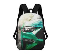 Sinyumoney Coconut Island Paradise Mochila Niño Moda Y Divertida Mochila Para Niños Y Adolescentes, Bolsa De Escuela Impresa 3D Para Niños, Closeup Car Being Washed, 17"