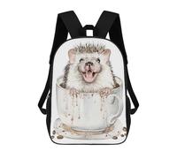 sinyumoney Coffee Hog Mochilas Infantiles Escolares Impresas En 3D, Mochilas Para Niños, Mochilas De Viaje Para Niños Y Niñas, Mochilas Escolares Para Niños 17inch