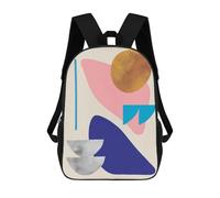 sinyumoney Collage Art A Mochila Escolar Infantil Impresa En 3D Para Niños, Mochilas De Viaje De Alta Capacidad, Bolsas Para Libros, Mochila Escolar Infantil 17inch