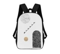 sinyumoney Collage Art D Mochila Infantil Para Niñas, Mochila Escolar 3D, Mochila Para Niños Pequeños, Mochila Informal De Día, Mochila Escolar De Moda 17inch