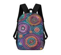 sinyumoney Colorful Abstract Circular Pattern Mochila De Viaje Para La Universidad Mochilas Para La Escuela/trabajo/viajes 17inch