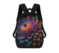 sinyumoney Colorful Abstract Flower Art-2 Mochila Escolar Resistente Al Agua, Mochila De Viaje, Bolsa Para Computadora - Perfecta Para Viajes, Trabajo Y Uso Diario 17inch