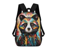 sinyumoney Colorful Abstract Panda Art Mochila Para Niños, Adolescentes Y Estudiantes, Mochilas Para Niñas, Mochilas Para Niños Pequeños, Primaria Y Secundaria 17inch