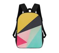 sinyumoney Colorful And Abstract 03 Mochilas Para Niños Mochila Escolar Mochila Escolar Impresa En 3D Para Niños Estudiantes De Primaria Y Secundaria 17inch