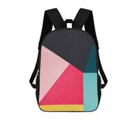 sinyumoney Colorful And Abstract 05 Mochila Escolar Para Niñas 17inch Mochila Informal Ligera Para Niños Y Niñas, Ideal Para Estudiantes De Secundaria