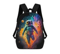 sinyumoney Colorful Astronaut in Space -8 Mochila Infantil Para Niñas, Mochila Escolar 3D, Mochila Para Niños Pequeños, Mochila Informal De Día, Mochila Escolar De Moda 17inch