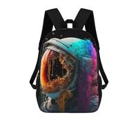 sinyumoney Colorful Astronaut Mochilas Para Niños Mochilas Escolares Mochila Escolar Para Niños Impresa En 3D Mochilas De Viaje De Moda Para Niños De Primaria Y Secundaria 17inch