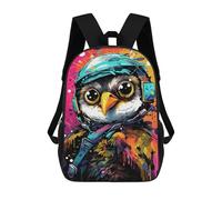 sinyumoney Colorful Avian Astronaut Artwork Mochilas Escolares, De Viaje Y Universitarias Para La Escuela/trabajo/viajes 17inch