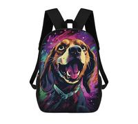 sinyumoney Colorful Beagle Art Print Mochilas Escolares, De Viaje Y Universitarias Para Hombres, Mujeres Y Adolescentes 17inch