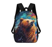 sinyumoney Colorful Bear Painting Mochila Escolar Para Ordenador Portátil Para La Escuela/trabajo/viajes: Perfecta Para Viajes, Trabajo Y Uso Diario 17inch