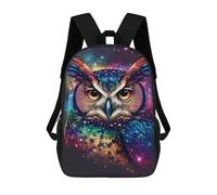 sinyumoney Colorful Cosmic Owl Mochila Escolar Mochilas Escolares Para Niñas Y Niños Mochila Con Bolsillo Mochila Escolar De Moda Para Niños 17inch