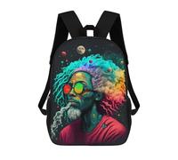 sinyumoney Colorful Cosmic Visionary Mochilas Impresas En 3D Para Niños, Mochila Escolar, Mochila Informal Para Exteriores, Mochila Informal De Moda Para Niños, Lindas Bolsas De Viaje 17inch