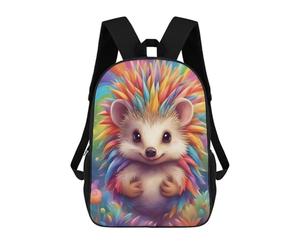 sinyumoney Colorful Cute Hedgehog Mochila Escolar Mochila Para Niños Impresa En 3D Mochilas Infantiles Para Niños Y Niñas Mochilas Escolares Mochilas De Viaje Para Niños 17inch