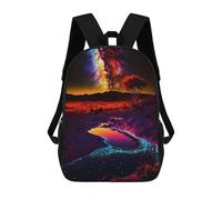 sinyumoney Colorful Desert Mochila Escolar Grande Resistente Al Agua Para Portátil Para Niños/niñas/adolescentes 17inch