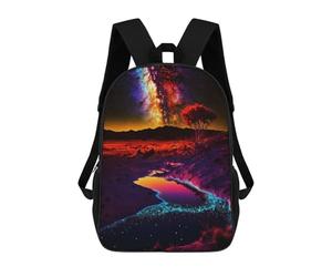 sinyumoney Colorful Desert Mochila Escolar Grande Resistente Al Agua Para Portátil Para Niños/niñas/adolescentes 17inch
