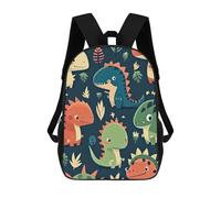 sinyumoney Colorful Dinosaur Friends -1 Mochila Escolar Infantil De Moda Informal Mochilas Infantiles Impresas En 3D Mochila Grande Para Niño 17inch