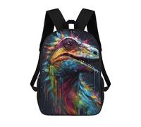 sinyumoney Colorful Dinosaur Mochilas Para Niños Mochilas Escolares Mochila Escolar Para Niños Impresa En 3D Mochilas De Viaje De Moda Para Niños De Primaria Y Secundaria 17inch