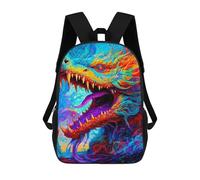 sinyumoney Colorful Dragon Artwork Mochilas Infantiles Impresas En 3D Para Niños, Mochilas Escolares De Moda, Mochilas De Viaje, Mochilas Escolares Para Niños De Primaria 17inch