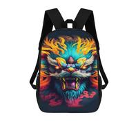 sinyumoney Colorful Dragon Head Artwork Mochila Escolar Para El Trabajo, Negocios, Universidad, Escuela Para Hombres/mujeres 17inch