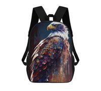 sinyumoney Colorful Eagle Portrait Mochila Infantil, Mochila Escolar Infantil, Mochilas Escolares Impresas En 3D Para Niños Y Estudiantes Adolescentes 17inch