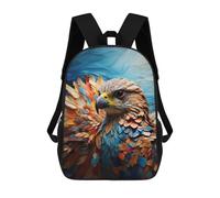 sinyumoney Colorful Falcon Mochila Escolar Infantil Impresa En 3D Para Niños, Mochilas De Viaje, Bolsas Para Libros Para Niños Estudiantes De Primaria 17inch